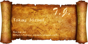 Tokay József névjegykártya